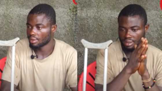 I couldn't pay my medical bill; I ran from the hospital with my one leg - GH man says in emotional video