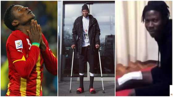 "Wow, This is massive": Fans hail Asamoah Gyan for not boasting about paying Stonebwoy's knee surgery 7 years ago