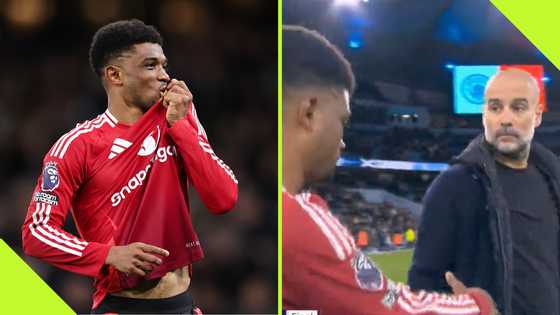 What Amad Diallo did immediately after Man United defeated Man City goes viral