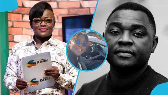 Nana Yaa Brefo flaunts new luxury car gift from Kevin Taylor for her Uber job in the US, video stirs reactions