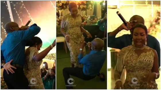 Lovely husband sings for his wife on her birthday, turns woman into 'video vixen'
