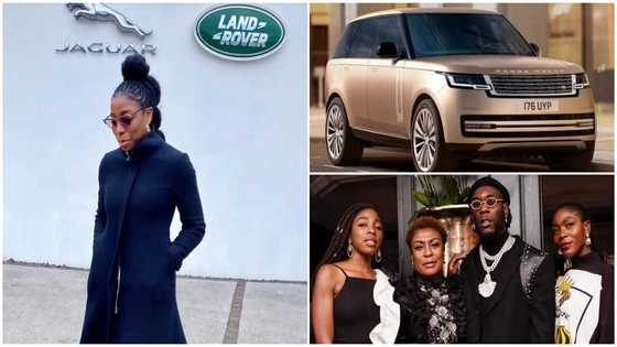 Proud of you: Burna Boy beams with joy as his sister Nissi designs new 2022 Range Rover, video of car wows many