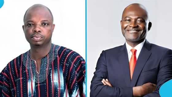 NPP supporters hoot and chase out Abronye over attacks on Kennedy Agyapong at Bawumia's campaign