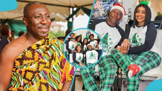 Afenyo-Markin flaunts close bond with his wife and five children at home, photos stir reactions