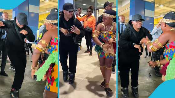 Sisqo awkwardly dances adowa as he arrives in Accra for upcoming concert, video trends