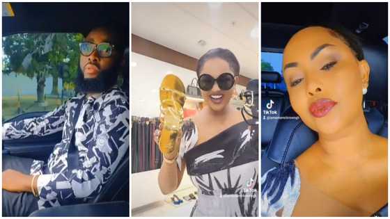 Nana Ama McBrown's husband takes her shopping: Drives The actress in a beautiful video
