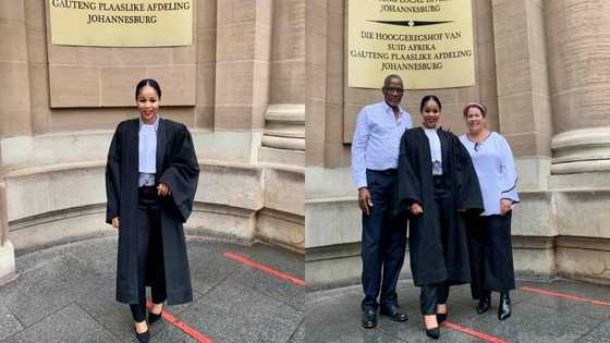 Bold and smart: Lady celebrates being admitted as Attorney of High Court