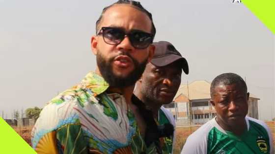 Depay decries substandard Kotoko pitch, promises support for improvement