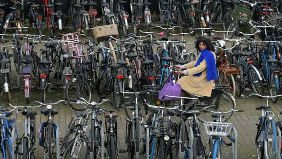 Amsterdam unveils its largest bike garage. It's underwater