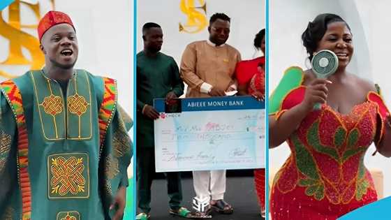 Brothers of Ghanaian bride surprise her with $10,000 cash gift on wedding day