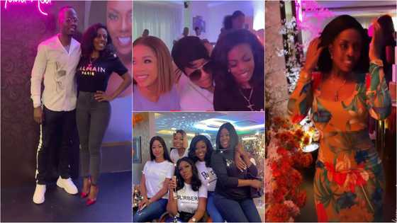 Beautiful videos drop as Nana Aba Anamoah holds big birthday party with Stonebwoy, Bola Ray, Joselyn Dumas, others