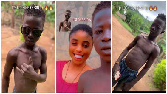 Netizens left in confusion as young boy flaunts expensive iPhones & cute girl as his wife