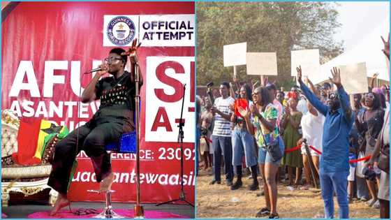 Afua Aduonum: Ghanaian lady hopes her five-day singathon will inspire women and the youth, video trends