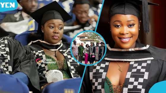 Citi FM presenter Frema Adunyame bags Master's degree from Legon as valedictorian