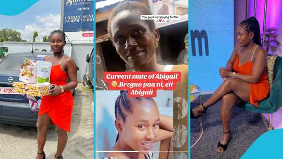 Abigail who was rescued from the streets by Dr Likee's team returns back to former state