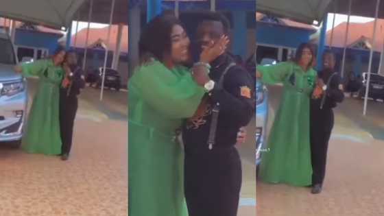 Opambour surprises beautiful wife with brand new V8 Land Cruiser in video
