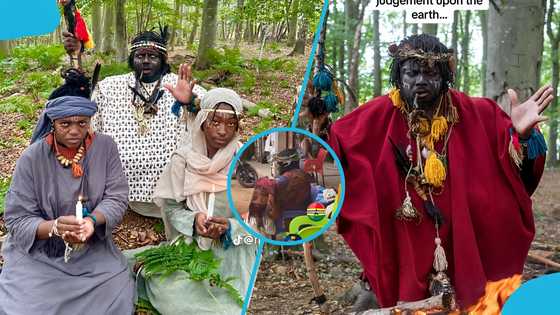 Deported Kubala King arrives at the location he promised for his new kingdom in Ghana