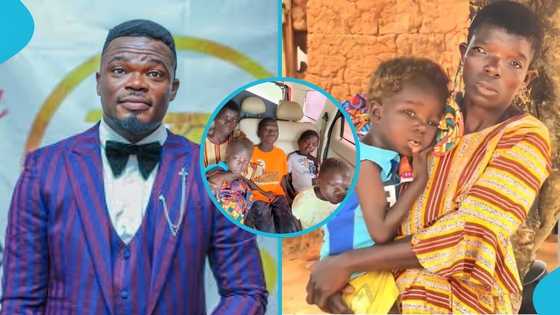 Ghanaian philanthropist Nana Tea rescues starving widow and her children, video