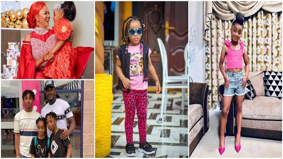 Photos Of 4 Of The Cutest Under 10 Celebrity Kids; Baby Maxin, Zelda Gyan And Others Make List