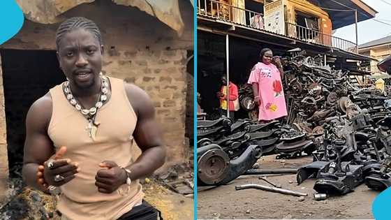 Nigerians speak out as VeryDarkMan visits, probes controversy at Abossey Okai, video