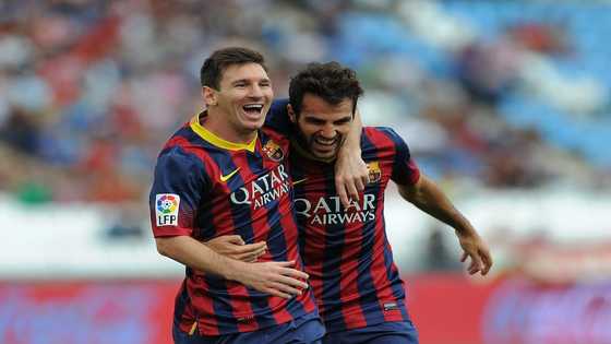 Fabregas shares touching story of what Lionel Messi did to him on their 1st ever meeting