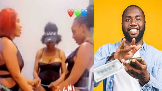 'Slay queens' caught in video praying & asking God to soften the hearts of men so they spend their salaries on them