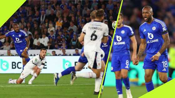 Jordan Ayew Scores Belter to Register Debut Leicester City Goal in EFL Cup: Video