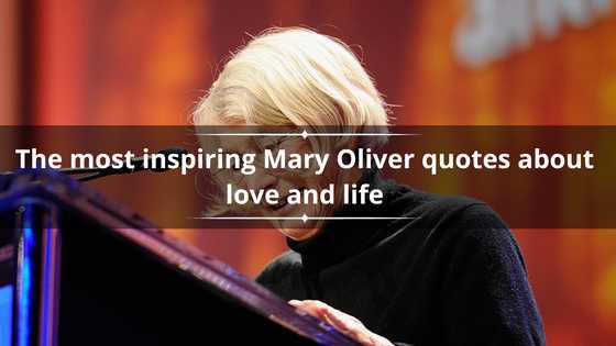 60 most inspiring Mary Oliver quotes about love and life