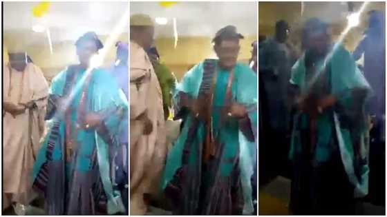 Alaafin of Oyo dances with royal vibes, amazes many people with his moves in video