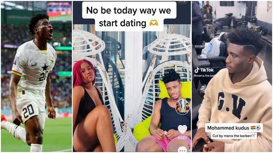 Kudus: Pretty Lady Crushing On Black Stars Star Sits Beside Him In Funny Edited Video