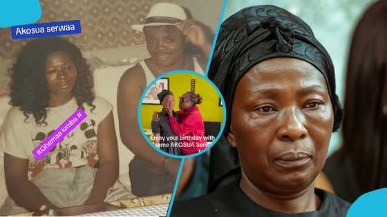 Akosua Serwaa spotted in Germany, shyly smiles as fan hails her, video trends