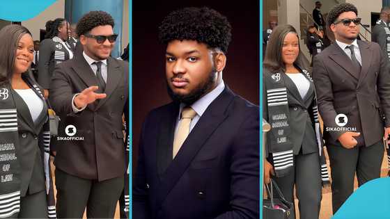 Otumfuo's son shines as he makes rare public appearance at 2026 Ghana School of Law induction ceremony, video