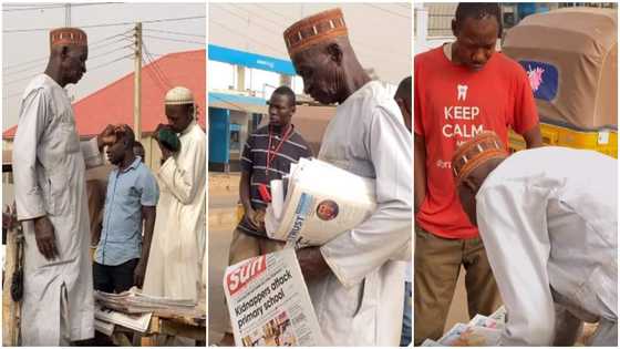 Man who sold newspapers for 51 years says he has built house & raised 15 kids