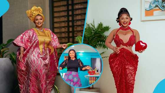 Nana Ama McBrowns brags about owning in a plush restaurant in Ghana: "What a woman, congratulations"