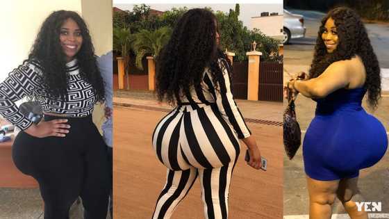 Photo showing Jaye Love's huge backside she has been flaunting is 'fake' pops up