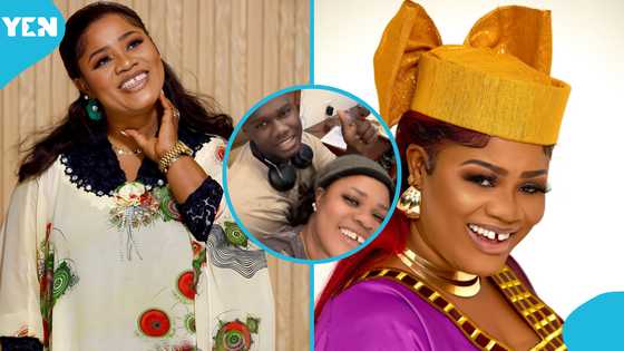 Obaapa Christy's son performs with his mum, gets applauded by Uncle Ato, others