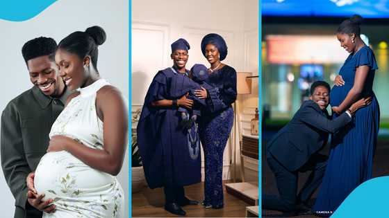 Moses Bliss And Marie Wiseborn Name Their Baby In Church, Wear Matching Outfit