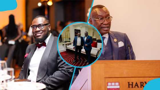 Ernest Ofori Sarpong overwhelmed with emotions as he buries his late ‘son’ Michael Ofori