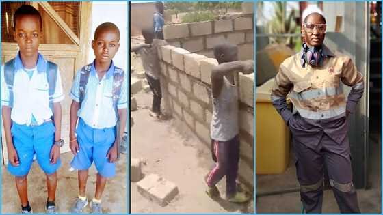 Meet Abdul Shafiw, 11, & Mohammed Sadat Amin, 9, the youngest masons in Ghana