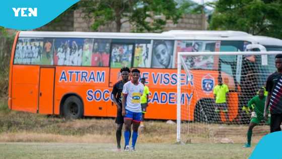 Ghanaian team's bus reportedly vandalized by opposing team's irate supporters, video