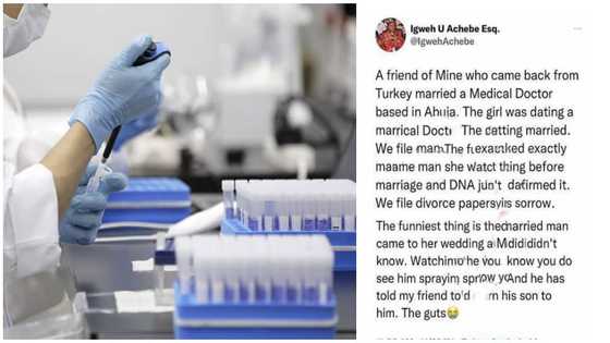 Married man discovers after DNA test that person who sprayed wife money at their wedding is father of his son