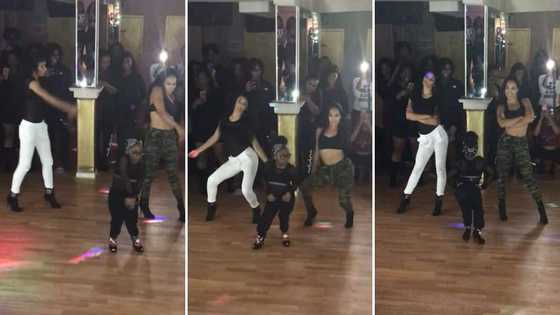 Video of short lady demonstrating fire dance moves while rocking high heels wows the internet and goes viral