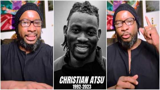 Sonnie Badu: GH gospel singer warns against posting photo of Christian Atsu's dead body to trend