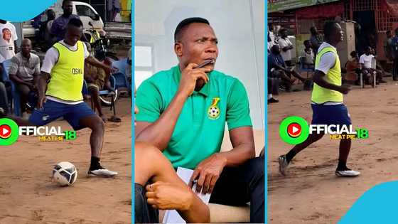 Black Stars deputy coach displays epic football skills at 'Sakora' park (Video)