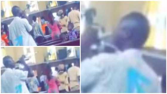 Man spotted taking communion bread with soda during church service; goes viral