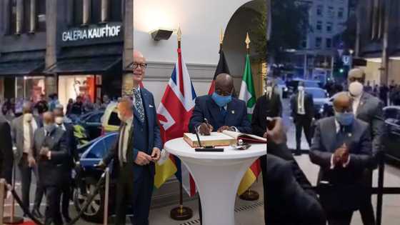 Fix the country; we want to come home - Ghanaians ambush Akufo-Addo in Germany (video)