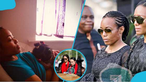 Zanetor Agyeman-Rawlings' daughter impresses with her unmatched beauty at Nana Konadu’s funeral
