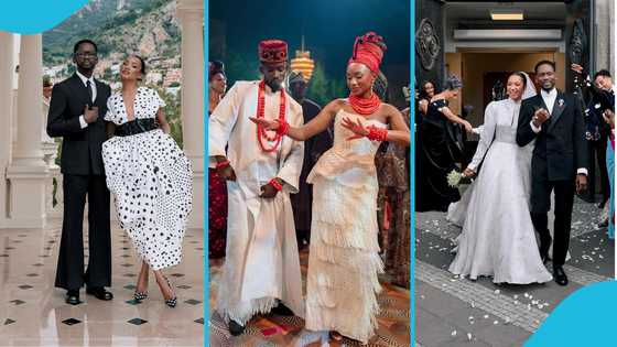 Mr Eazi weds Temi: Details of the only Ghanaian drink served at their after-party go viral