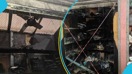 Fire guts shops at Kejetia market, fire service swoops in to prevent major disaster