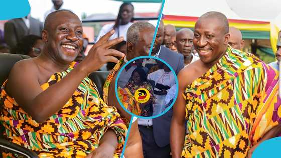 Afenyo-Markin flaunts mother at library opening in heartwarming moment, video melts hearts